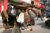 Fake purse vendor in China