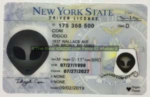 New York fake id made by Idgod.